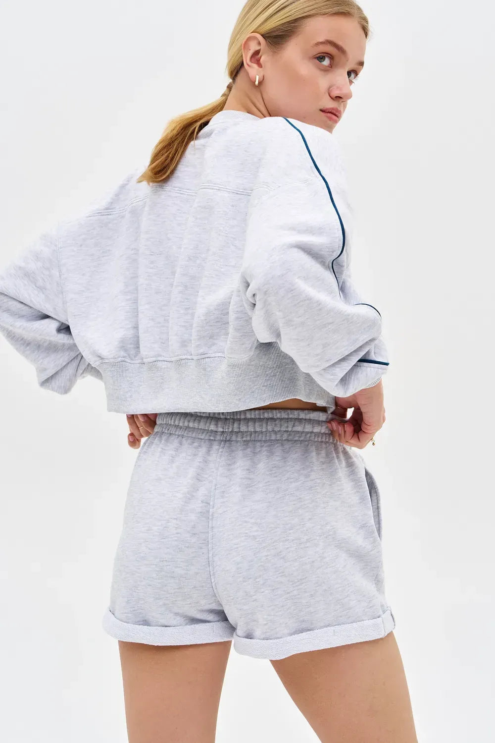 SET Elegance zip mikina + šortky