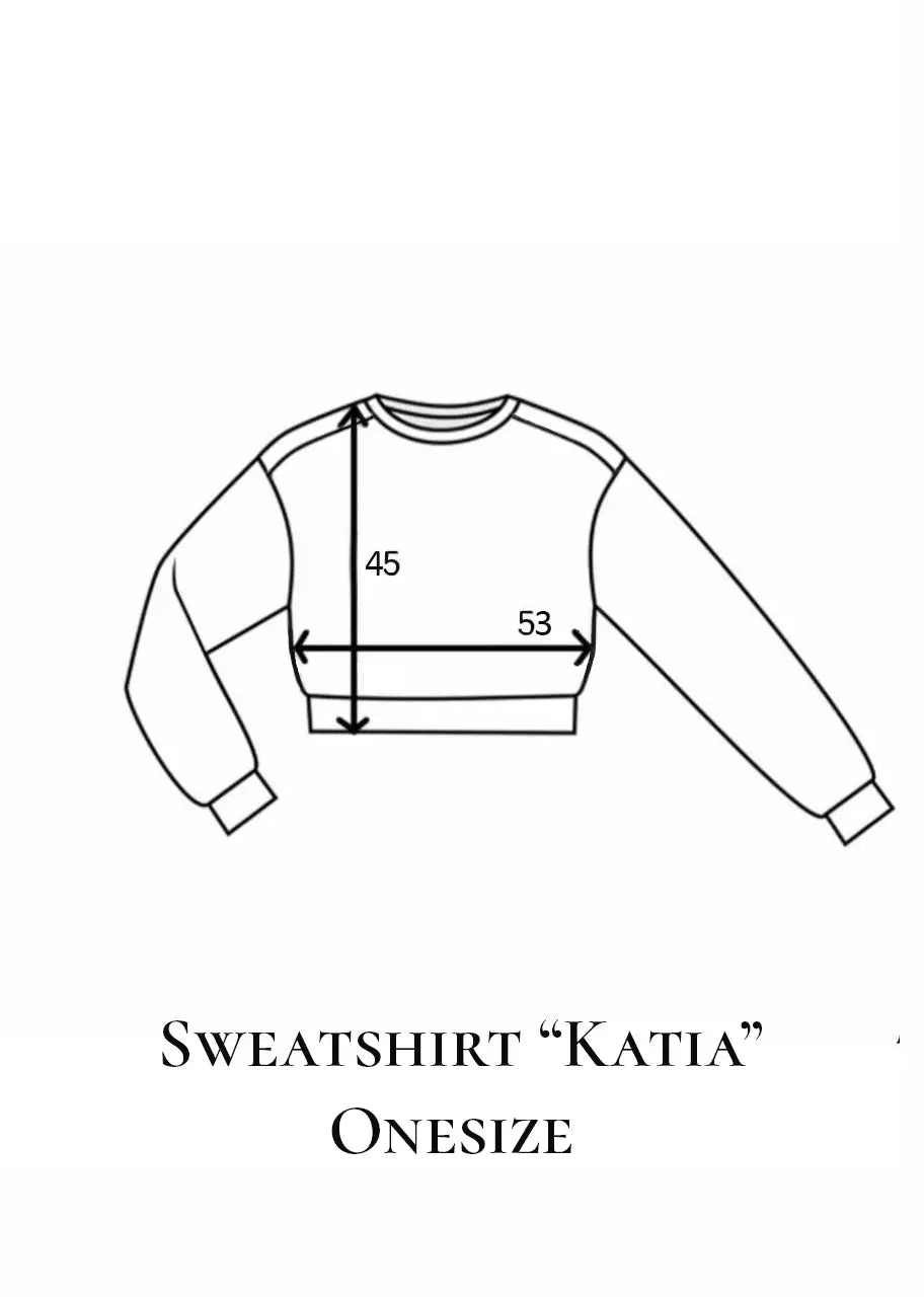 Mikina Katia – skrátený strih