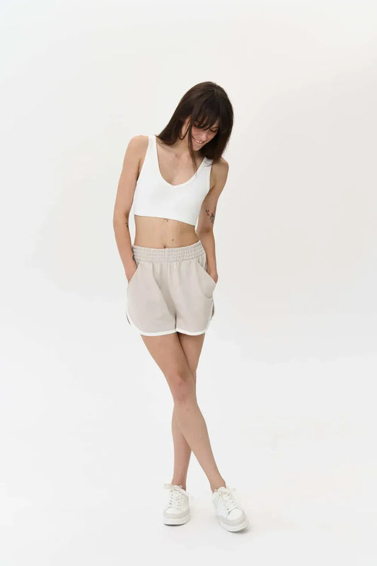 Sporty Trimmed Shorts