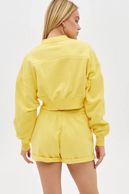 SET Elegance zip mikina + šortky
