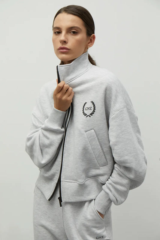 80' Cropped Zip Mikina