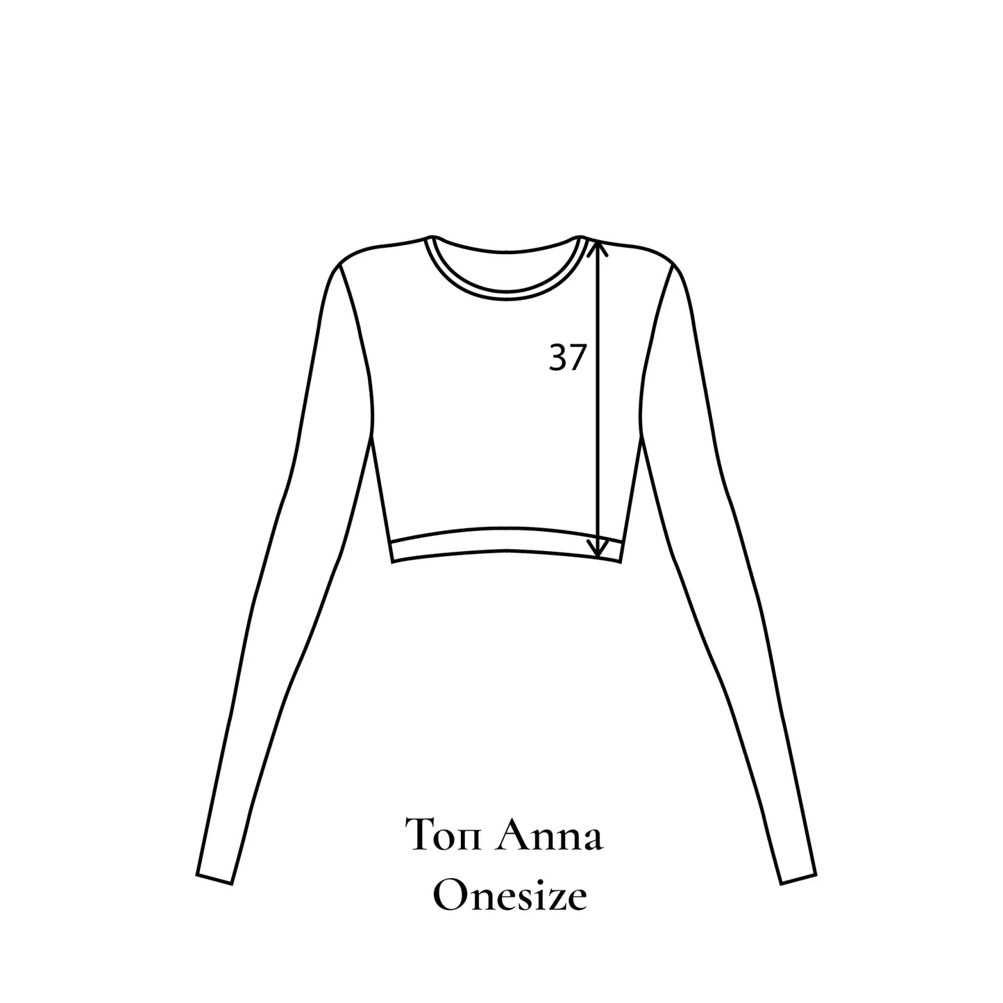 Укорочений топ Anna